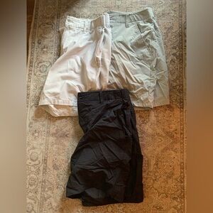 Bundle of Maven Mens Shorts Golf Athletic Bottoms Size 30/32 x3 Black White Grey